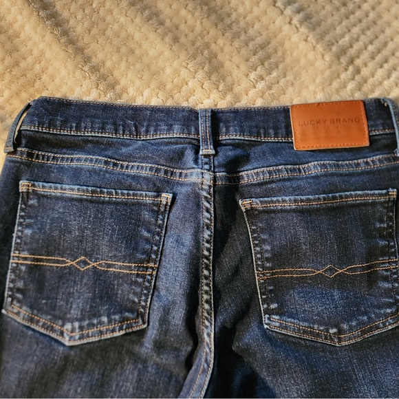 Lucky Brand Women’s Size 6/28 Mid Rise Sweet Straight Ankle Denim Blue Jeans - Picture 4 of 5
